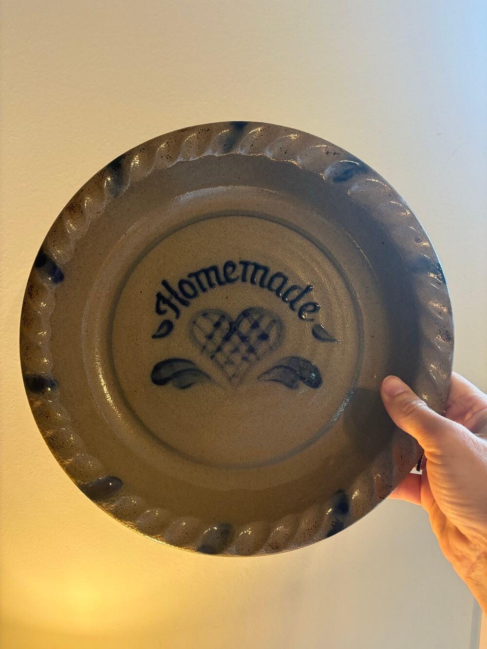 Vintage 1998 Rowe Pottery Works pie dish
